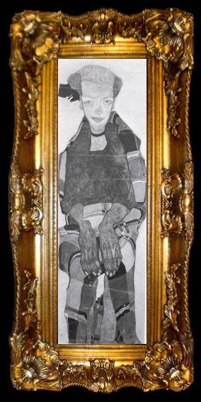 framed  Egon Schiele Poldi lodzinsky, ta009-2